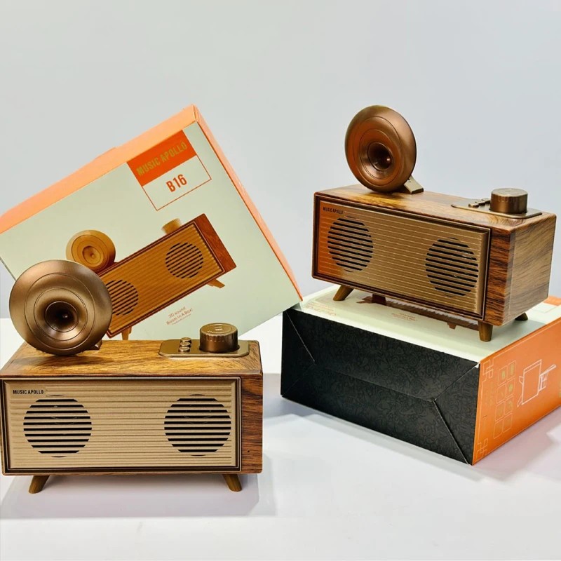 mini majhen star lesen radio iz lesa retro vintage design