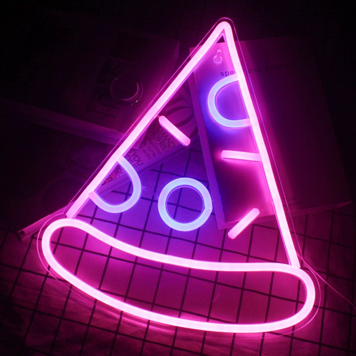 pizza - LED neonski logotip