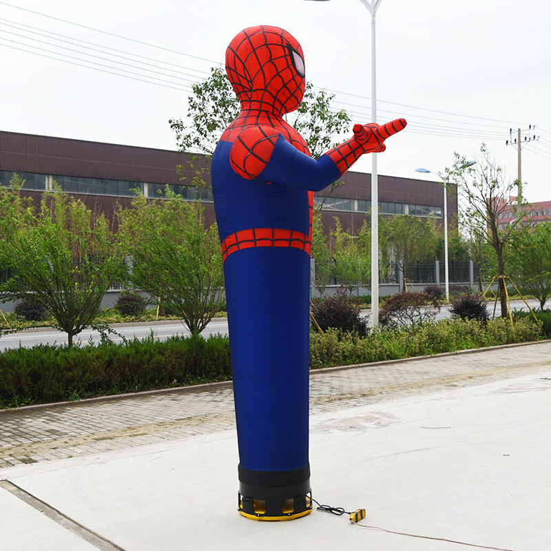 zračni plesalec spiderman - plešoča figurica komercialno oglaševanje nebo balon mahajoči tip